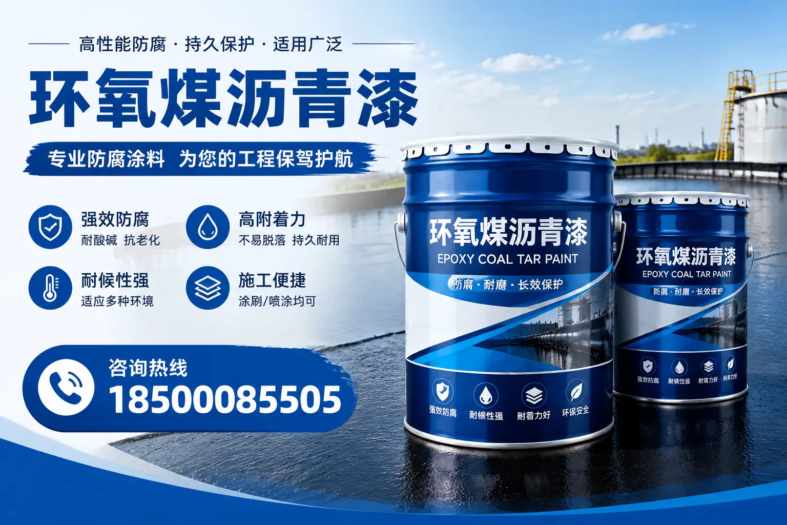 环氧煤沥青漆与其他漆类的比较，乐亭用户的选择依据